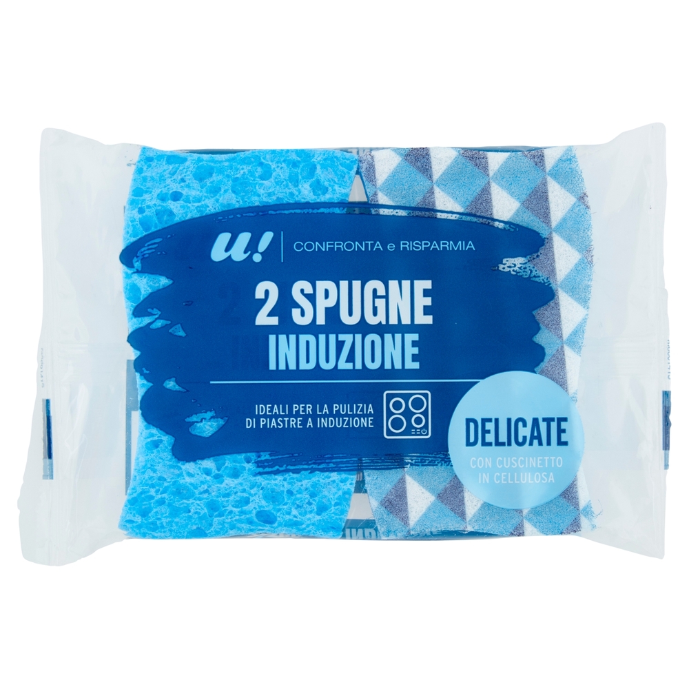 2 Spugne Induzione Delicate U! Confronta e Risparmia